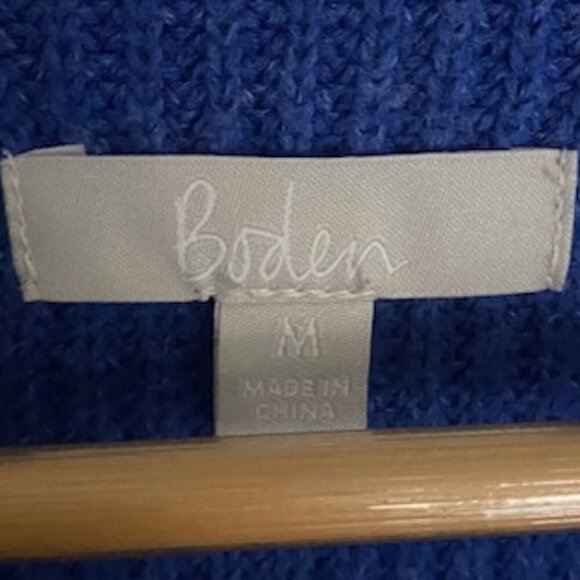 Boden Blue Knit Jumper Sweater Medium - Picture 2 of 4